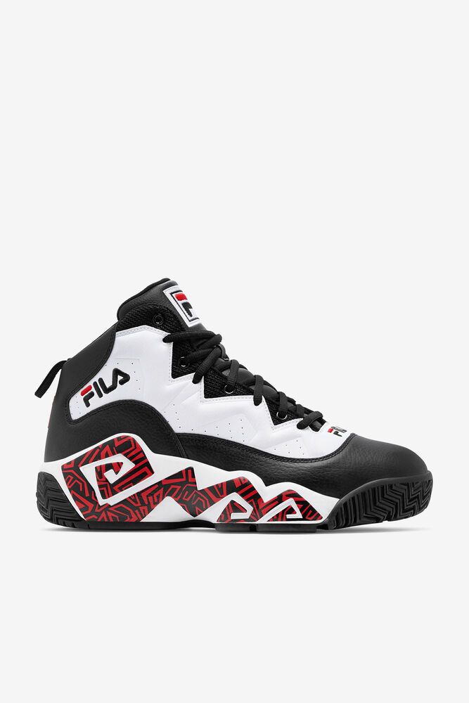 Fila Mb Black/White Sneakers Mens - NZ 82497-AEGU